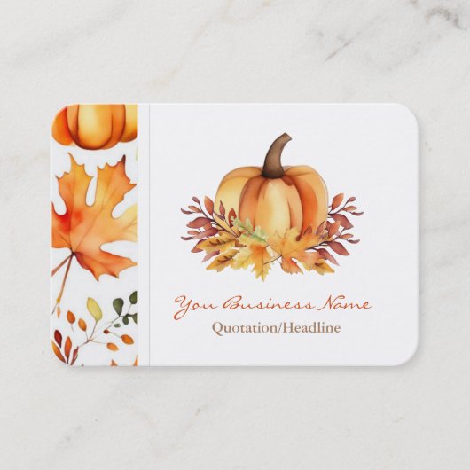 fallen-Visitenkarten Visitenkarte (Vorderseite)