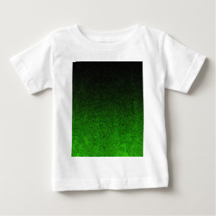 Fallen von Grün und Schwarz Glitzer Gradient Baby T-shirt