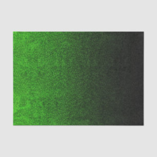 Fallen von Grün und Schwarz Glitzer Gradient Seidenpapier