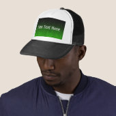 Fallen von Grün und Schwarz Glitzer Gradient Truckerkappe (Beispiel)