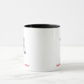 Fallend! Eigene Caption-Tasse hinzufügen Tasse (Zentrum)