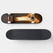Fallend Fire Original Art Skateboard (Horizontal)