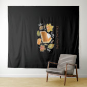 Fallend for Pie - Gemütliches Kürbiskuchen-Design  Wandteppich (Beispiel (Horizontal))