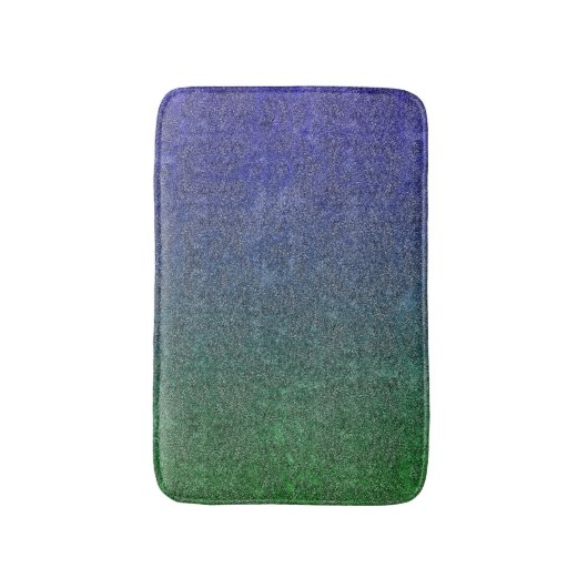 Fallend Forest Nightfall Glitzer Gradient Badematte (Vorderseite Vertikal)