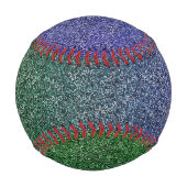 Fallend Forest Nightfall Glitzer Gradient Baseball (Rückseite)