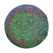 Fallend Forest Nightfall Glitzer Gradient Baseball (Vorderseite Links)
