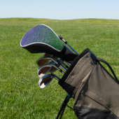 Fallend Forest Nightfall Glitzer Gradient Golf Headcover (In SItu)