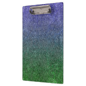 Fallend Forest Nightfall Glitzer Gradient Klemmbrett (Links)