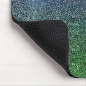 Fallend Forest Nightfall Glitzer Gradient Mousepad (Ecke)