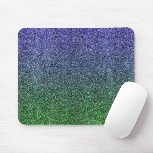 Fallend Forest Nightfall Glitzer Gradient Mousepad (Mit Mouse)