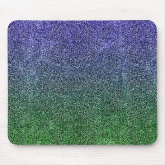 Fallend Forest Nightfall Glitzer Gradient Mousepad (Vorne)