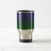 Fallend Forest Nightfall Glitzer Gradient Reisebecher (Mittel)