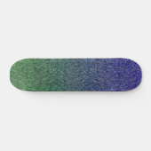 Fallend Forest Nightfall Glitzer Gradient Skateboard (Horizontal)