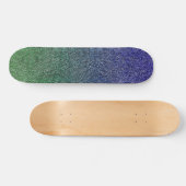 Fallend Forest Nightfall Glitzer Gradient Skateboard (Horizontal)
