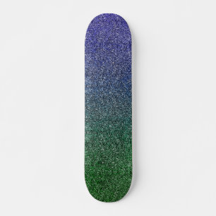 Fallend Forest Nightfall Glitzer Gradient Skateboard