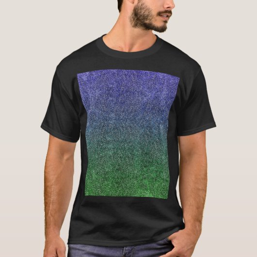 Fallend Forest Nightfall Glitzer Gradient T-Shirt (Vorderseite)