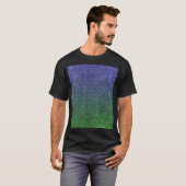 Fallend Forest Nightfall Glitzer Gradient T-Shirt (Vorne ganz)
