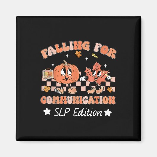 Fallend für Communication Slp Edition Erntedank Magnet (Vorne)