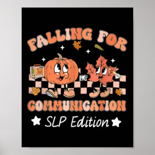 Fallend für Communication Slp Edition Erntedank Poster