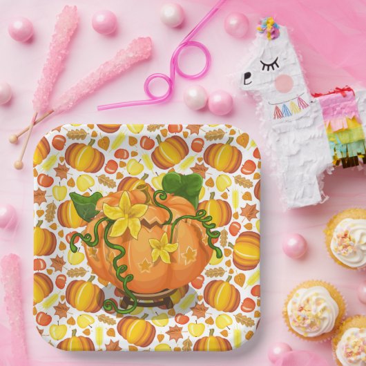 Fallend für Fall-Paper-Teller Pappteller (Party)