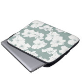 Fallend für Kamelien - Moss Laptopschutzhülle (Vorne Knopf)