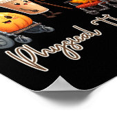 Fallend für Physikalische Therapie Erntedank Pumpk Poster (Ecke)