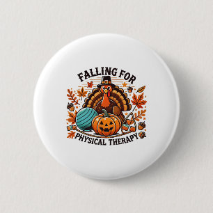 Fallend für physische Therapie Pt Pumpkin Fall Dan Button
