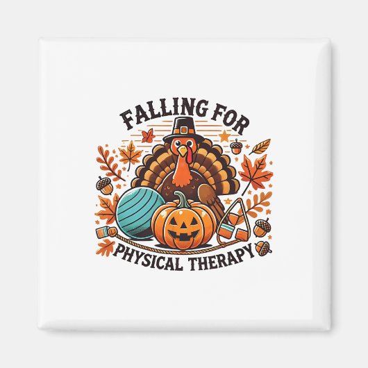 Fallend für physische Therapie Pt Pumpkin Fall Dan Magnet (Vorne)