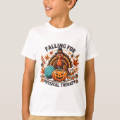 Fallend für physische Therapie Pt Pumpkin Fall Dan T-Shirt (Vorderseite)