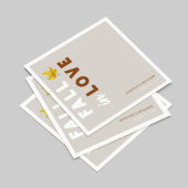 Fallend in der Liebe: Benutzerdefinierte Script-Ho Serviette