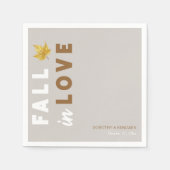 Fallend in der Liebe: Benutzerdefinierte Script-Ho Serviette (Vorderseite)