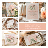 Fallend in Liebe Baby Dusche Pumpkin Blumenrosa Serviette