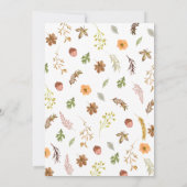 Fallend in Liebe Babydusche Einladung (Rückseite)