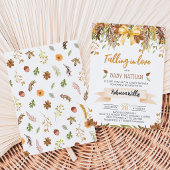 Fallend in Liebe Babydusche Einladung