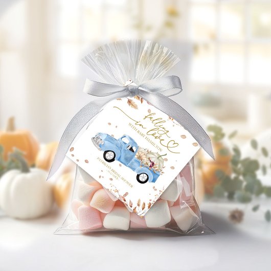 Fallend in Liebe Fall Boy Baby Dusche Geschenkanhänger