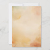 Fallend in Liebe Fall Pumpkin Baby Dusche Einladung (Rückseite)