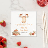 Fallend in Liebe Floral Baby Kleidung Babydusche Serviette (Beispiel)