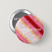 Fallend Pink Sakura Sunrise Button (Vorne & Hinten)