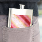 Fallend Pink Sakura Sunrise Flachmann (Beispiel)