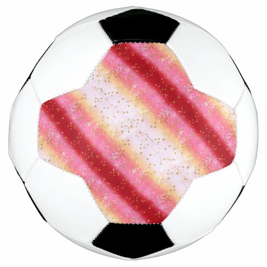 Fallend Pink Sakura Sunrise Fußball (Vorderseite)
