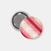 Fallend Pink Sakura Sunrise Magnet (Vorderseite/Rückseite)