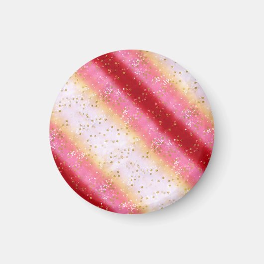 Fallend Pink Sakura Sunrise Magnet (Vorne)