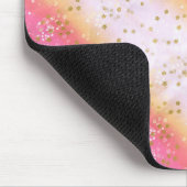 Fallend Pink Sakura Sunrise Mousepad (Ecke)