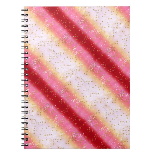 Fallend Pink Sakura Sunrise Notizblock (Vorderseite)