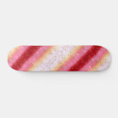 Fallend Pink Sakura Sunrise Skateboard (Horizontal)