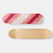 Fallend Pink Sakura Sunrise Skateboard (Horizontal)
