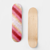Fallend Pink Sakura Sunrise Skateboard (Vorderseite)
