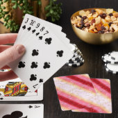 Fallend Pink Sakura Sunrise Spielkarten (In Situ)