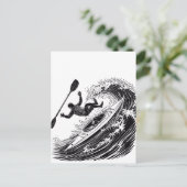 Fallend Postkarte (Stehend Vorderseite)