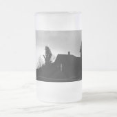 Fallend Silhouette Stille Mattglas Bierglas (Mittel)